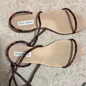 Steve Madden Women's Tortoise Shell Strappy Sandals